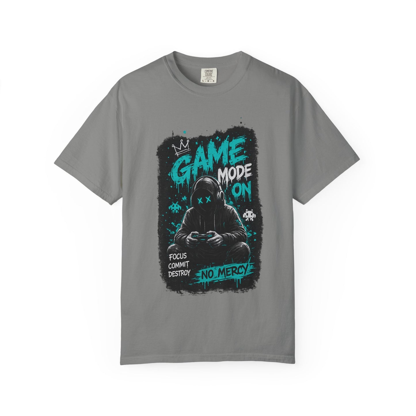 Gaming T-Shirt — "Game Mode On: No Mercy" Gamer Tee