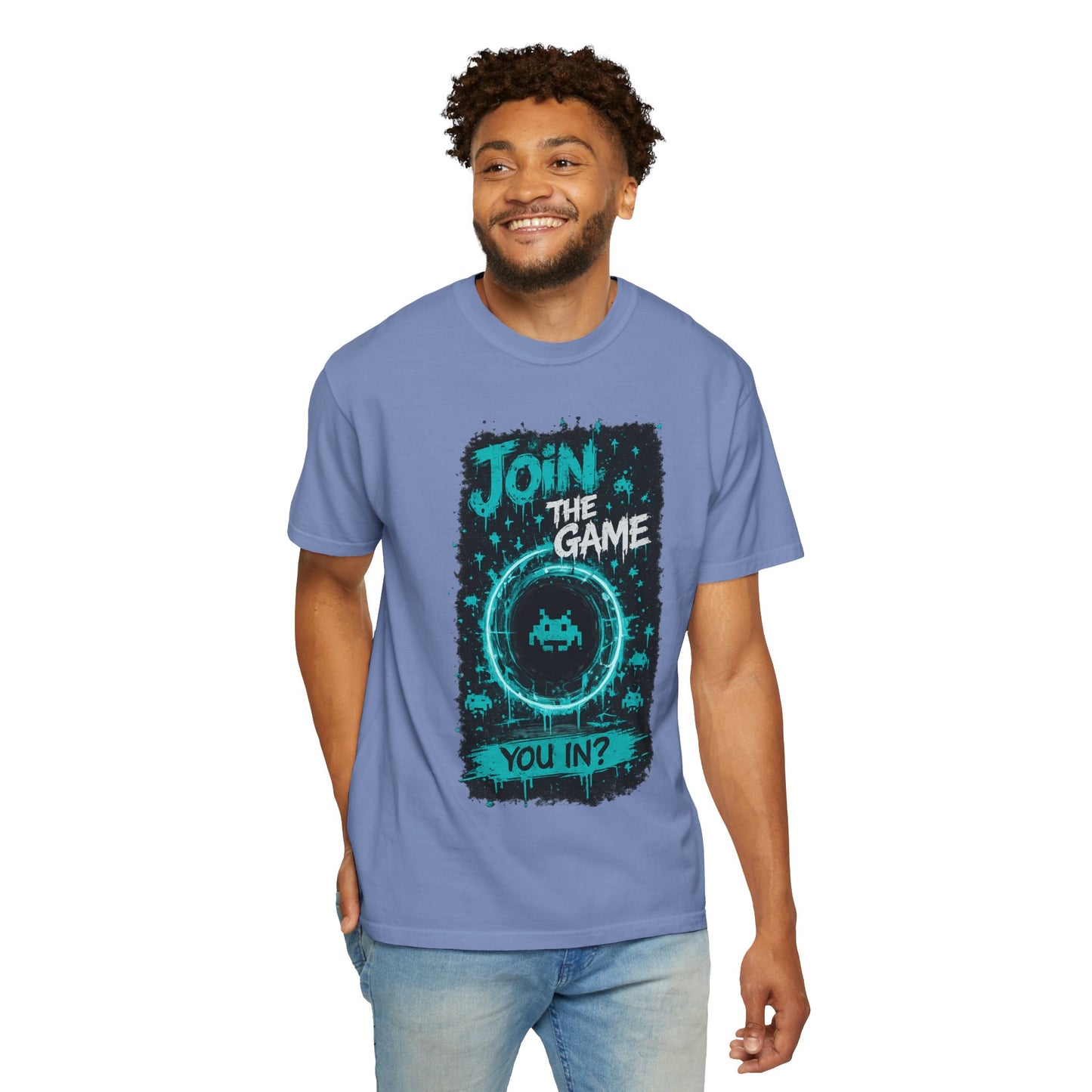 Join The Game Retro Arcade T-Shirt — 'You In?' Gamer Graphic Tee