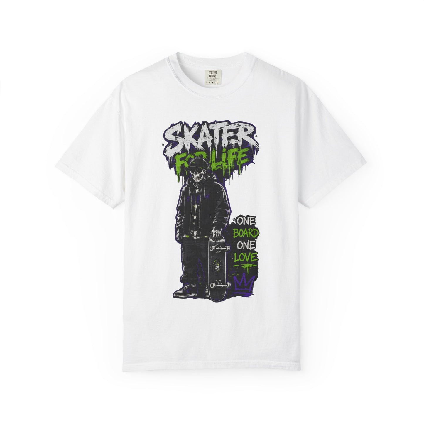 Skater for Life T-Shirt — One Board One Love Skateboard Graphic Tee