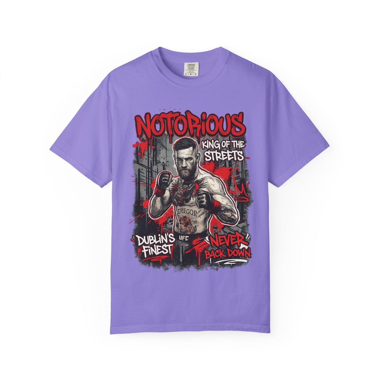 Notorious 'King of the Streets' T-Shirt — Dublin's Finest Boxing Graphic Tee