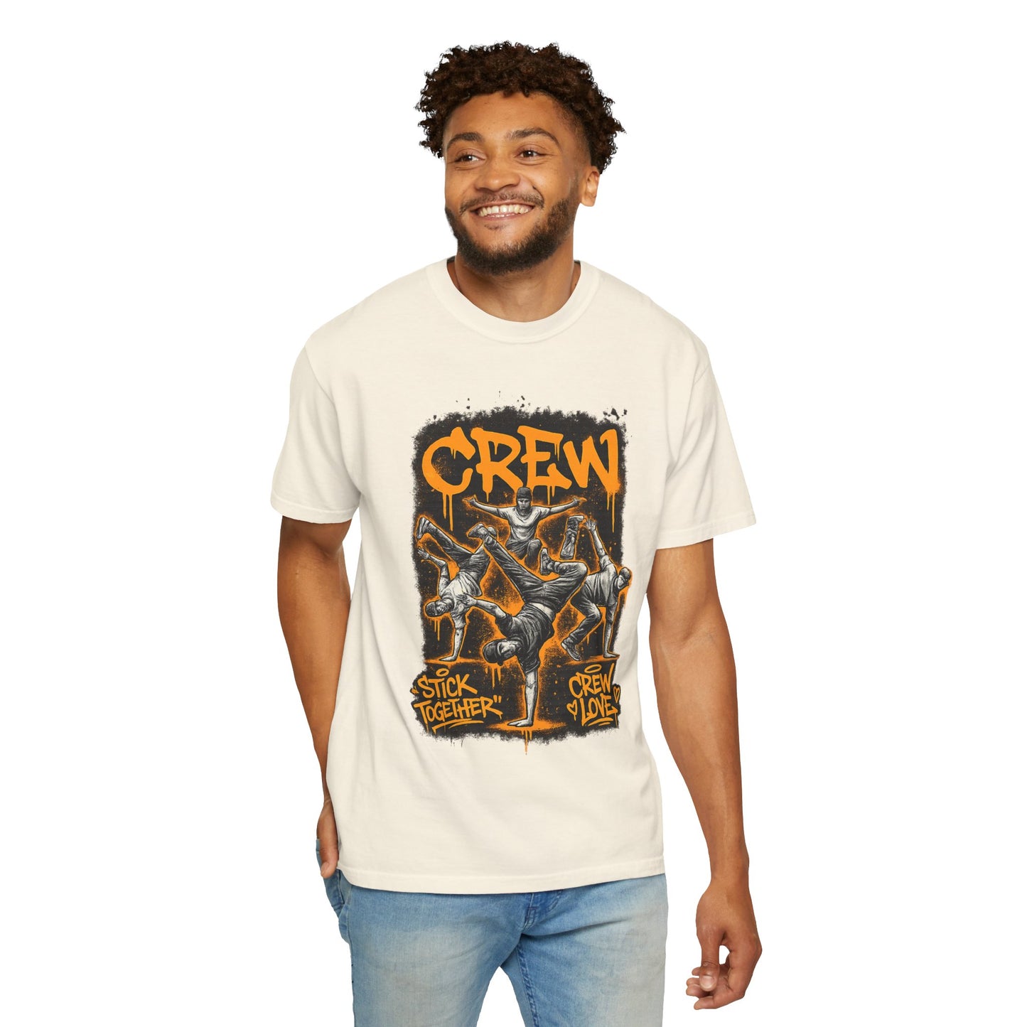 Crew Stick Together Graphic Tee — Skate Crew Vintage-Style Shirt
