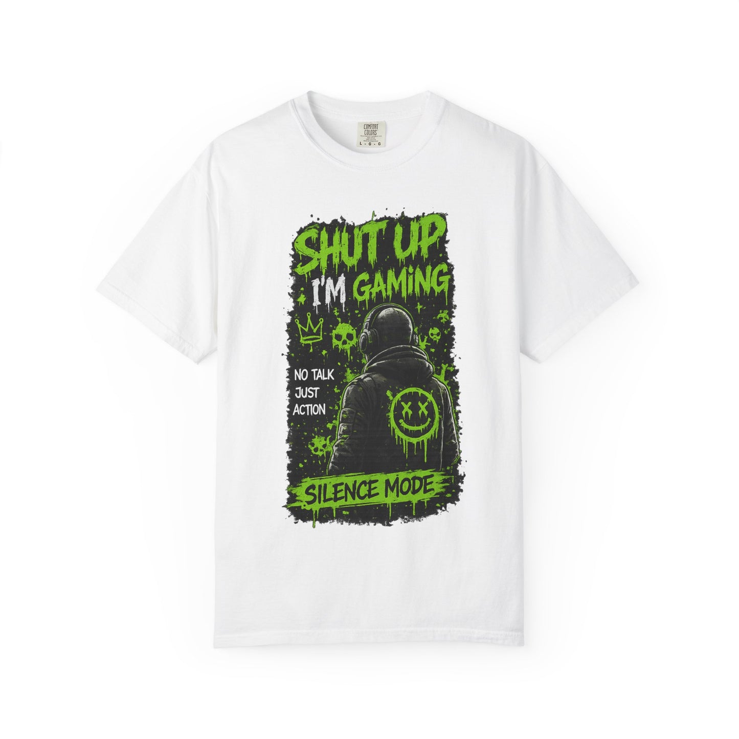 Shut Up I'm Gaming T-Shirt — 'Silence Mode' Gamer Graphic Tee