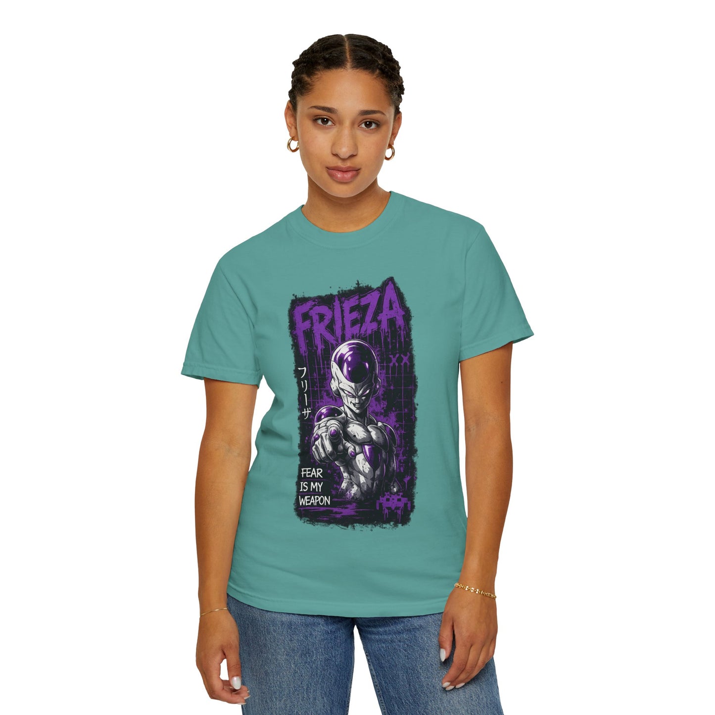 Frieza Graphic T-Shirt — 'Fear Is My Weapon' Anime Tee