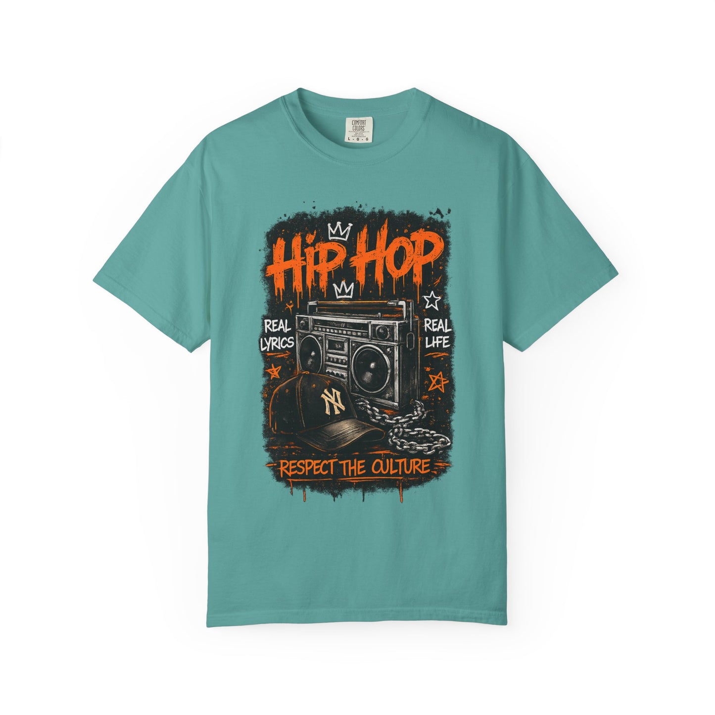Hip Hop Boombox Respect the Culture T-shirt | Streetwear Music Tee