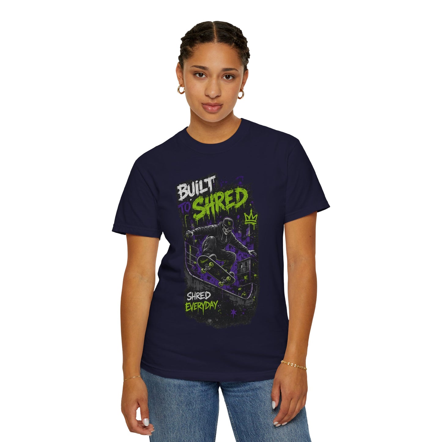 Built to Shred Skateboard T-Shirt — "Shred Everyday" Graphic Tee