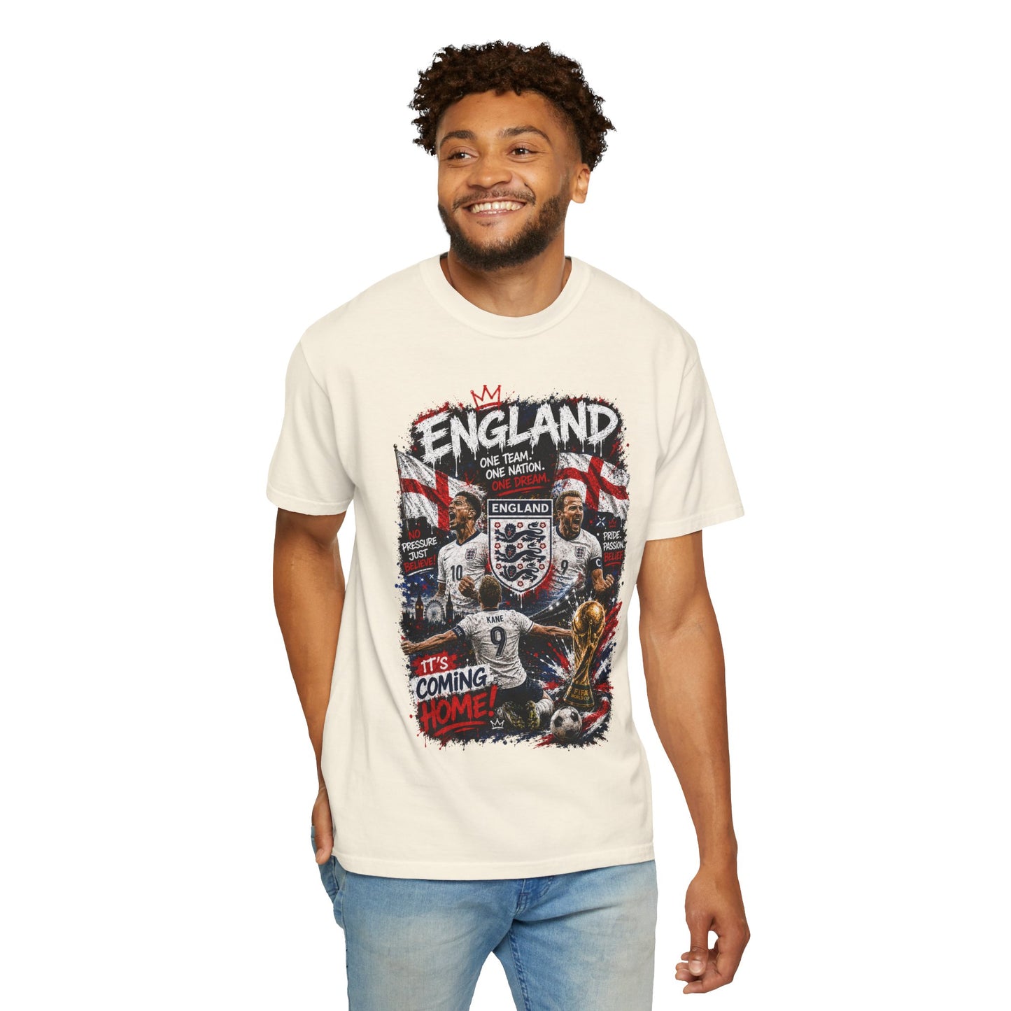England Football Squad T-shirt | It’s Coming Home World Cup Soccer Tee
