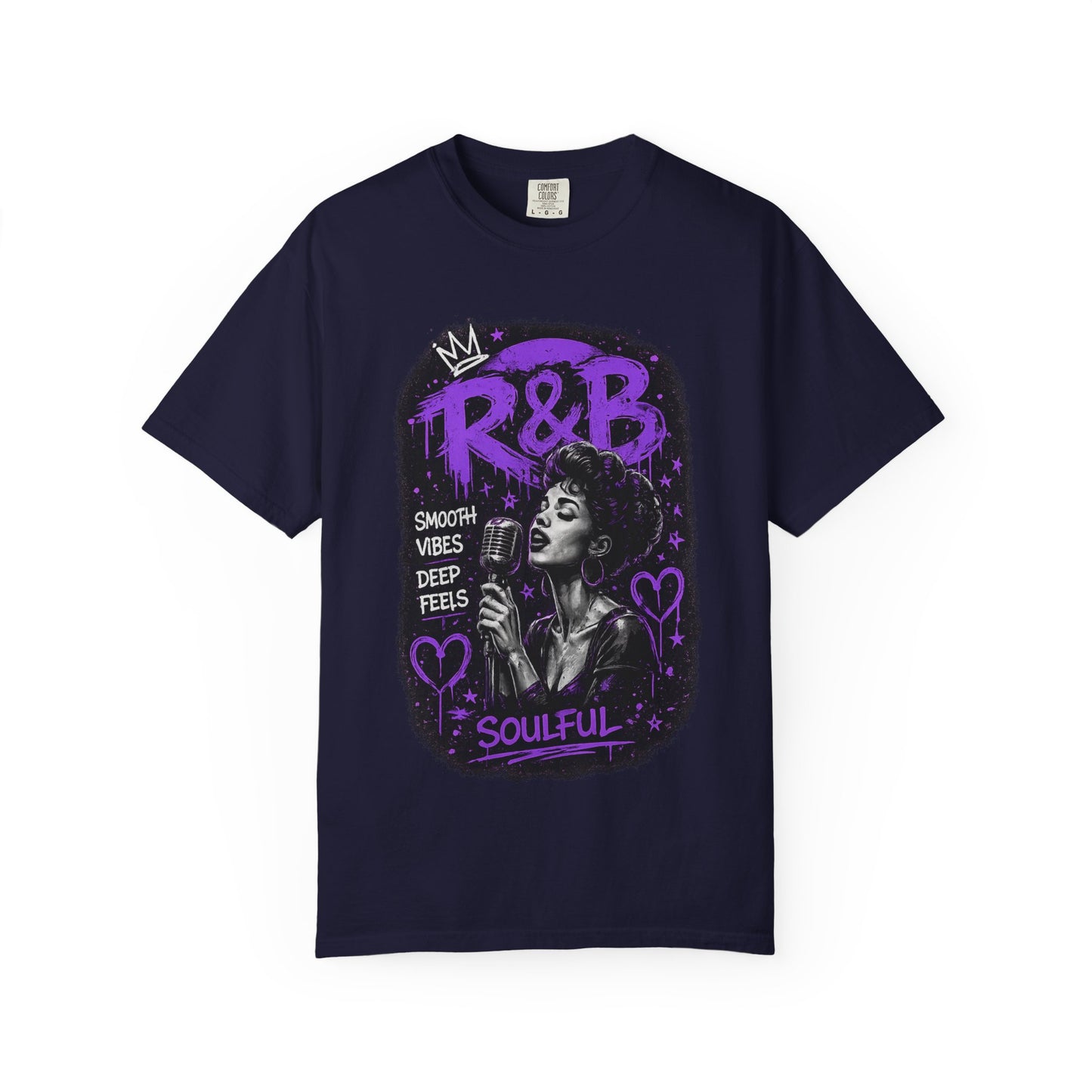 R&B Soulful Music Graphic T-Shirt — "Smooth Vibes, Deep Feels"