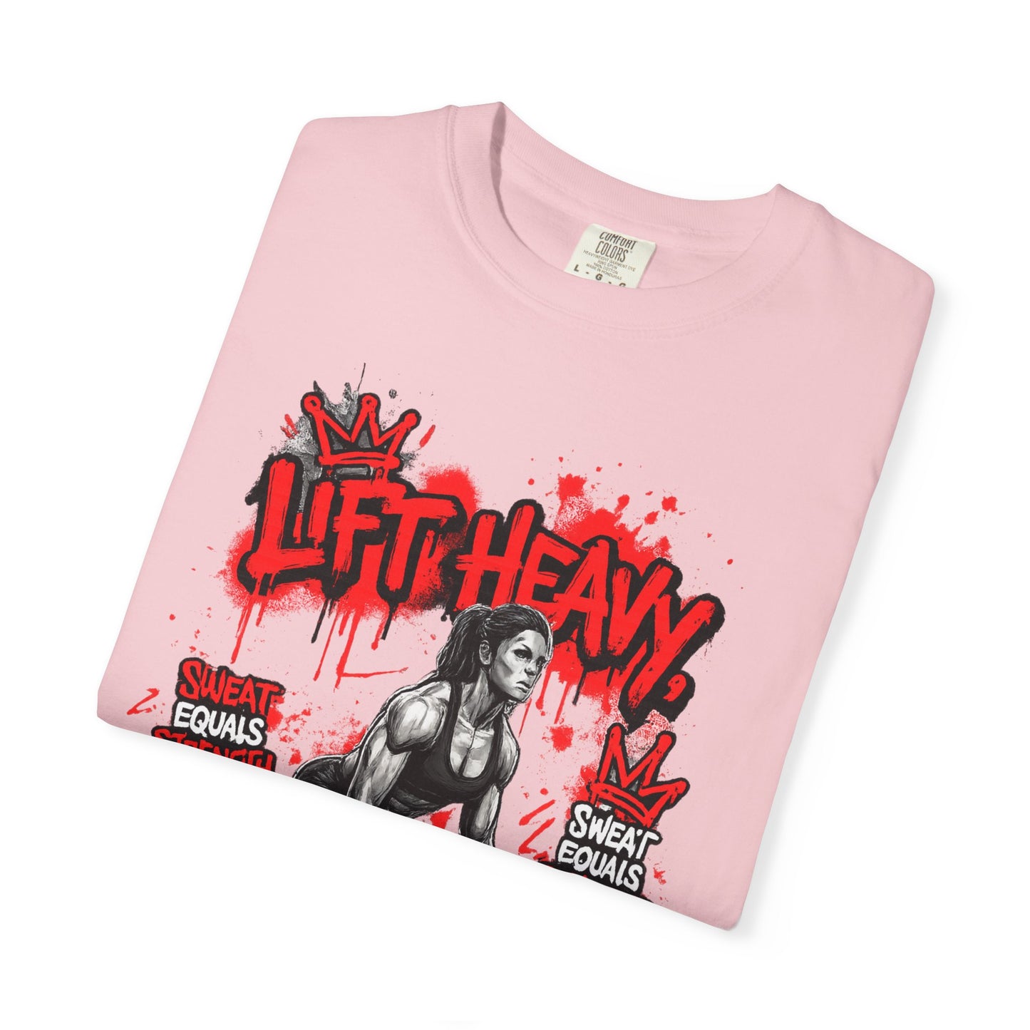 Lift Heavy Dream Big T-shirt | Female Deadlift Weightlifting Design
