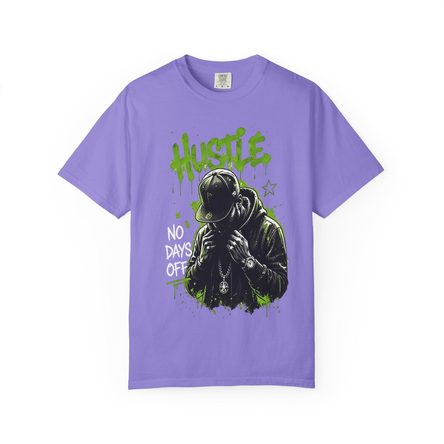 Hustle Graffiti T-Shirt — Urban Rapper Illustration