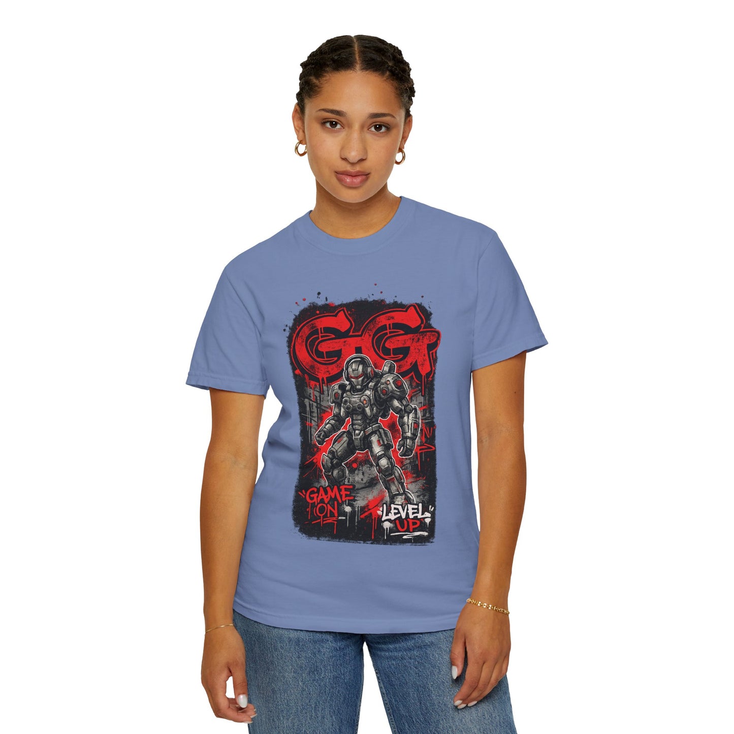 GG Game On Level Up Tee — Gamer Graphic T-Shirt