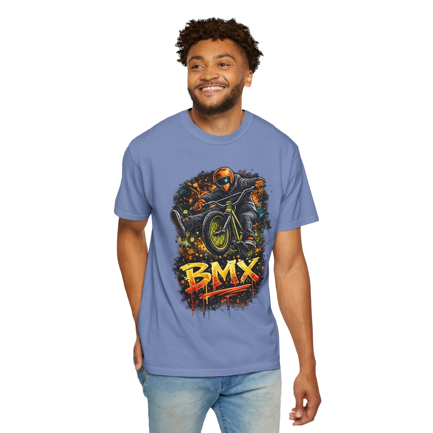 BMX Freestyle T-Shirt — Graphic BMX Rider Tee