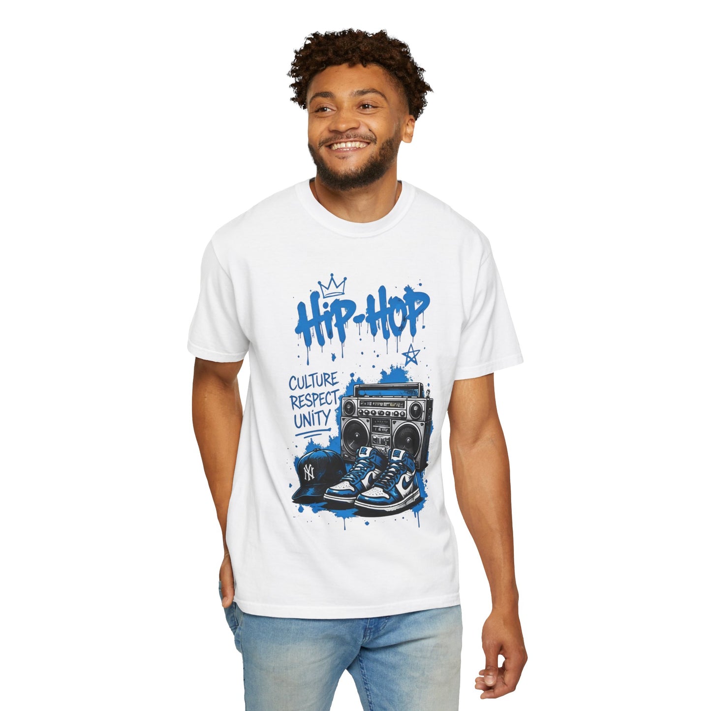 Hip-Hop Culture T-Shirt — "Hip-Hop: Culture Respect Unity" Graphic Tee
