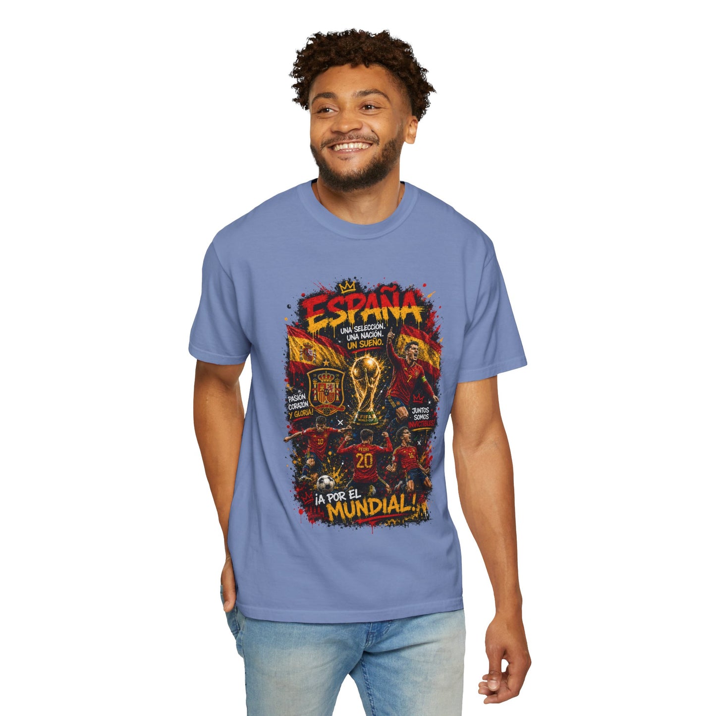 España World Cup Soccer Graphic Tee | España Mundial T-Shirt