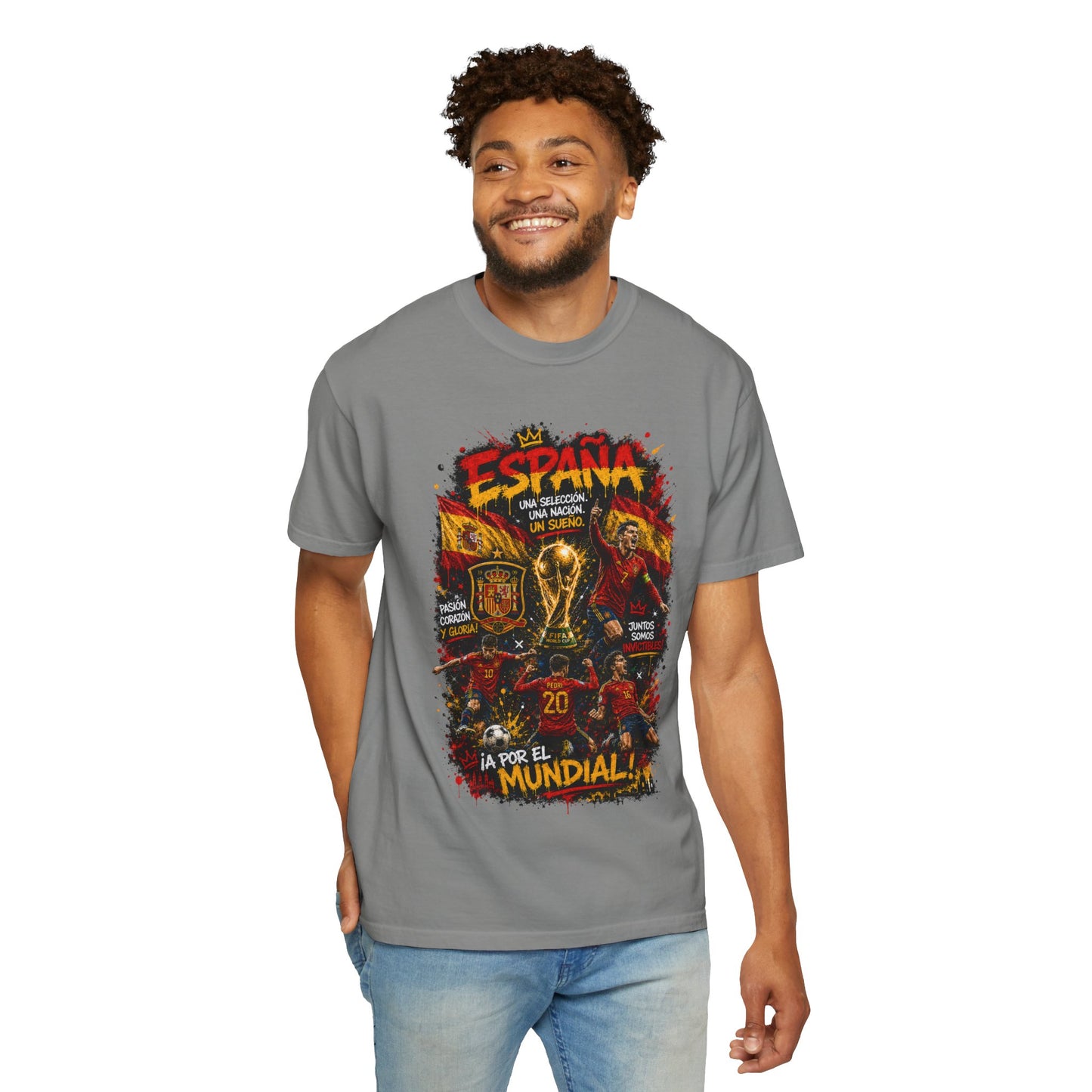 España World Cup Soccer Graphic Tee | España Mundial T-Shirt