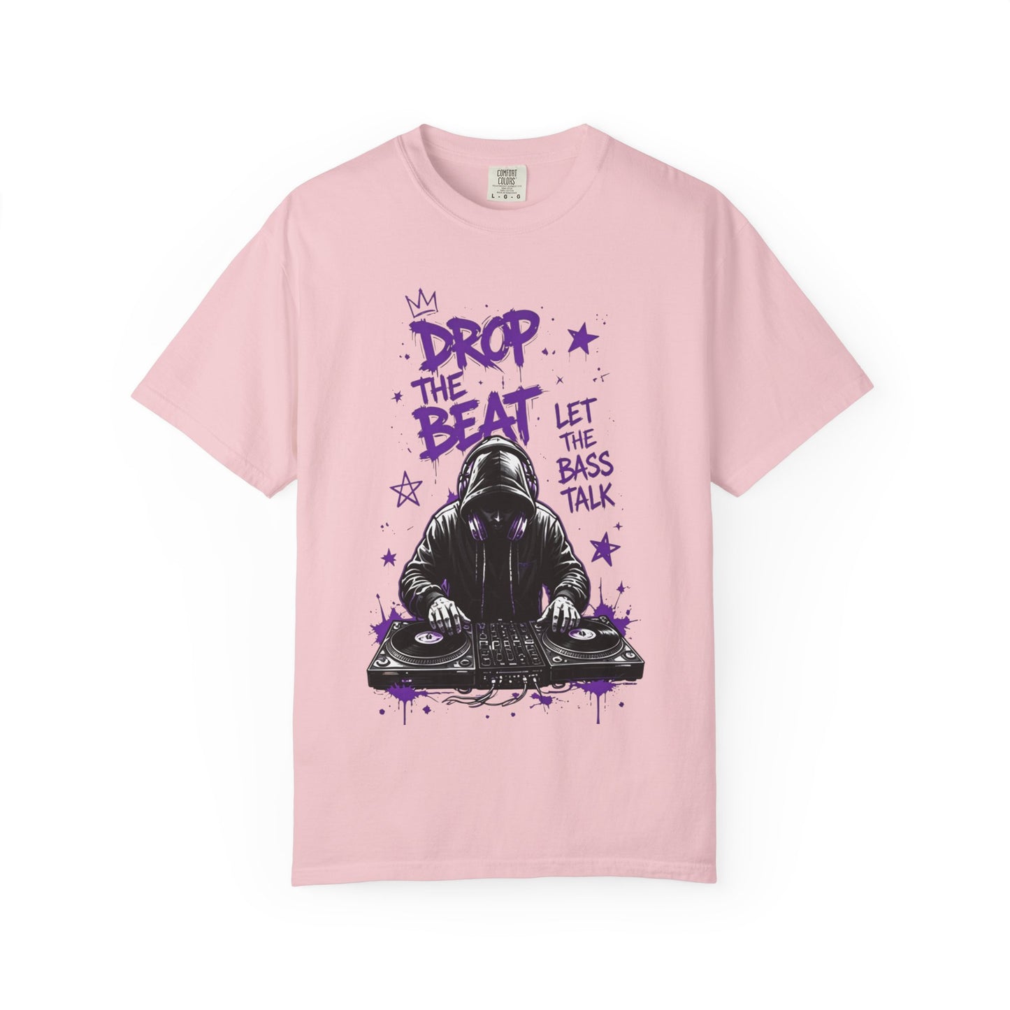 Drop the Beat DJ T-Shirt — "Let the Bass Talk" Graphic Tee