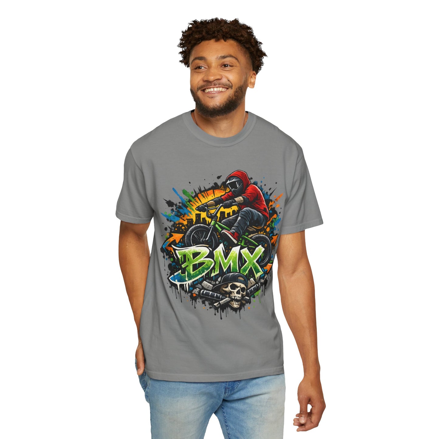 BMX Graphic T-Shirt — Urban Street Bike Rider Tee