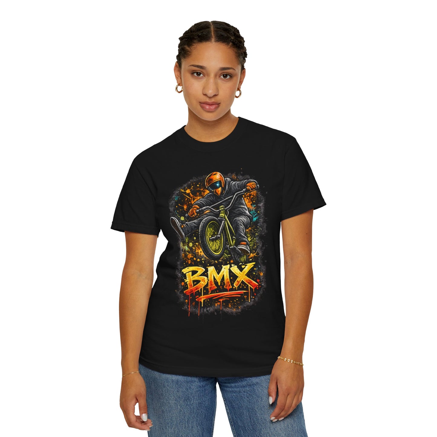 BMX Freestyle T-Shirt — Graphic BMX Rider Tee