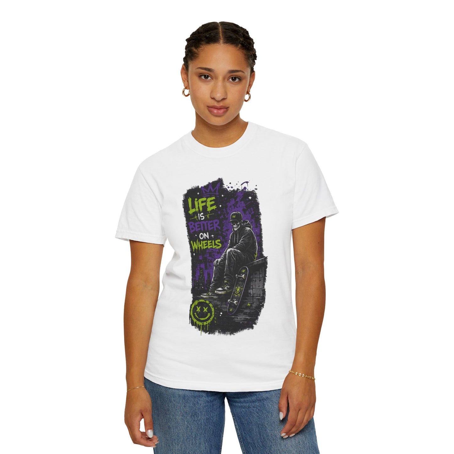 Life Is Better On Wheels T-Shirt — Wheelchair Pride Graphic Tee