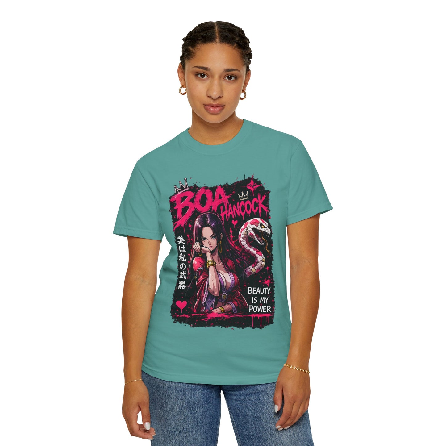 Boa Hancock Anime T-Shirt — "Beauty Is My Power" Graphic Tee