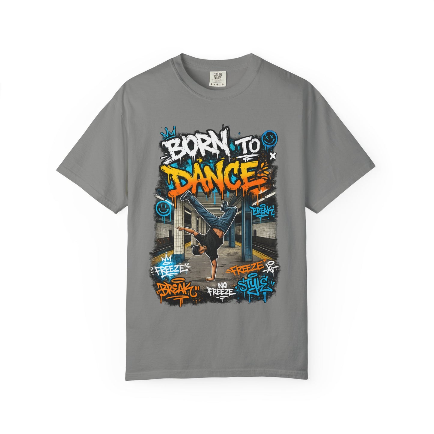 Born to Dance graffiti breakdance shirt | T-Shirt