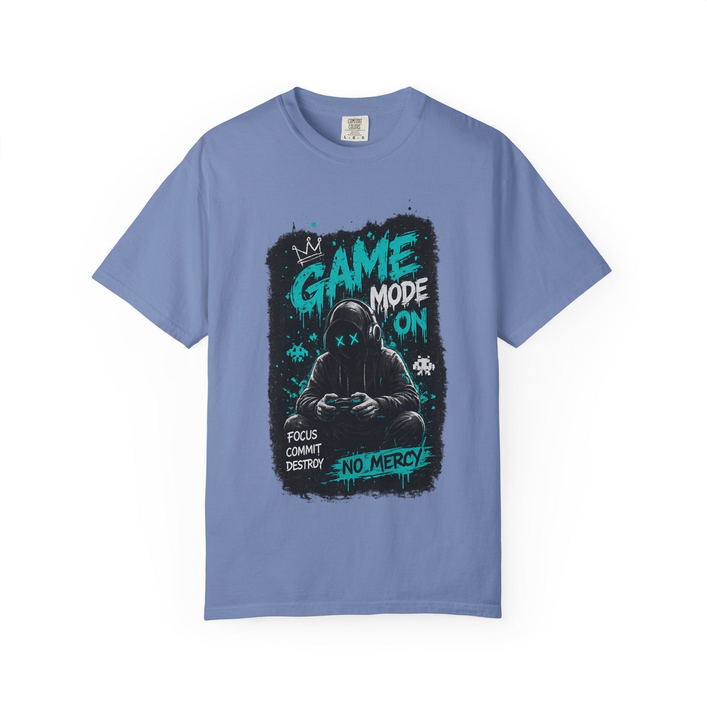 Gaming T-Shirt — "Game Mode On: No Mercy" Gamer Tee