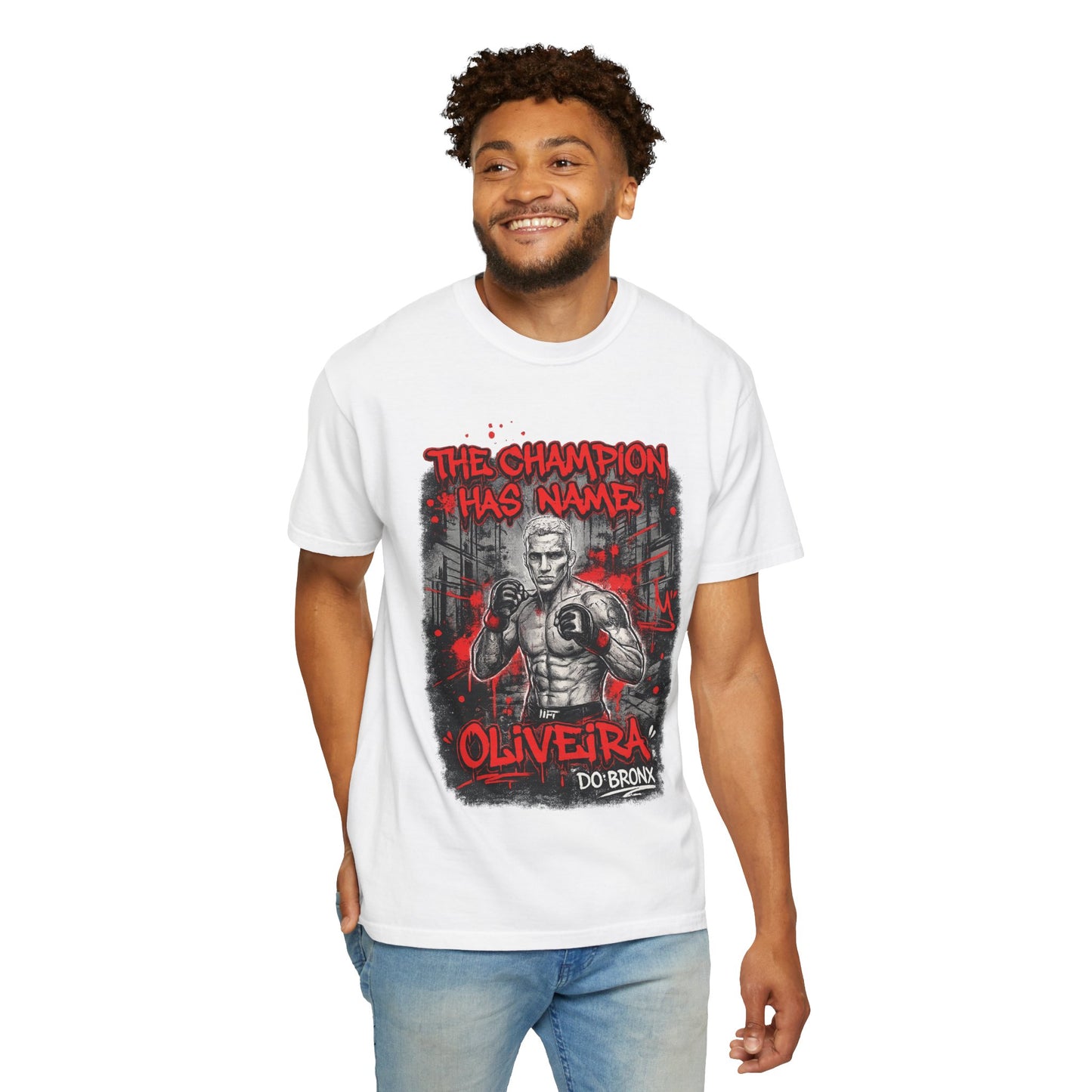 Oliveira 'The Champion Has Name' UFC Graphic T-Shirt