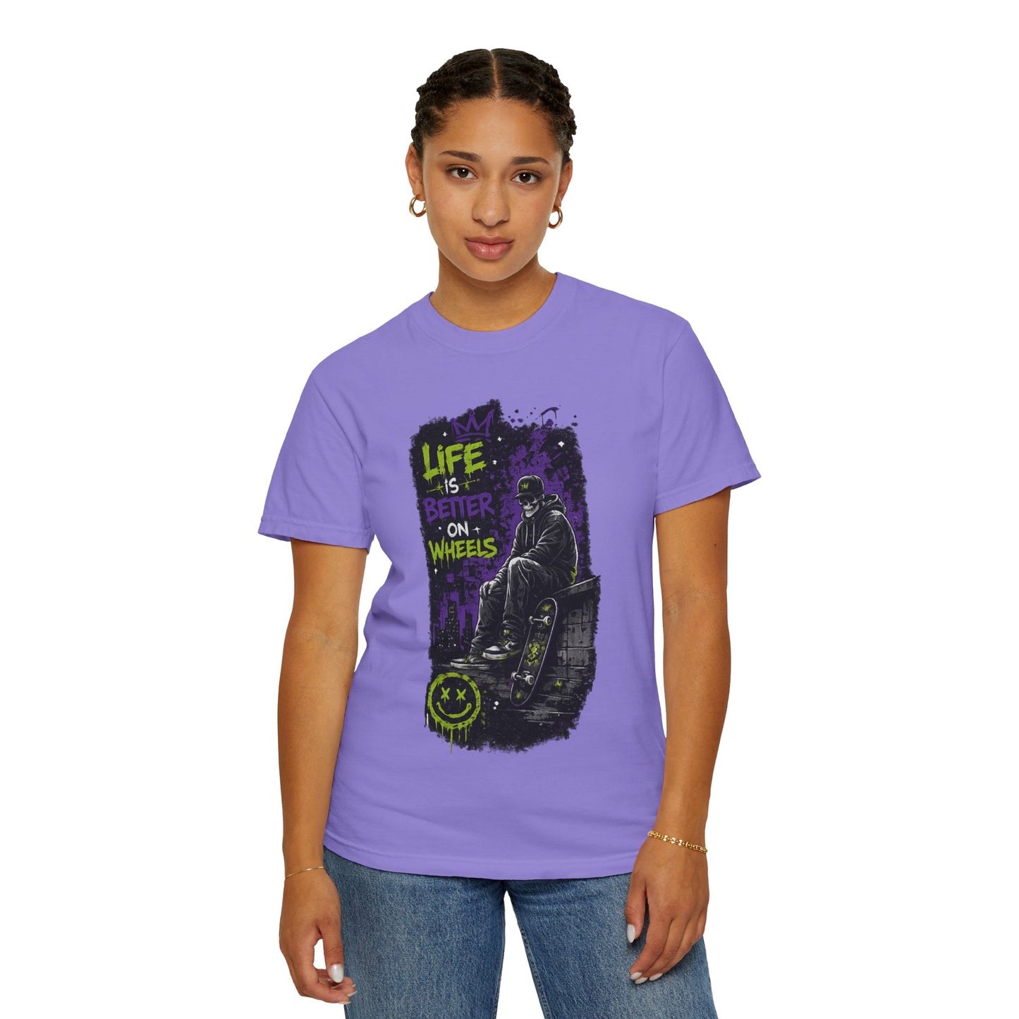 Life Is Better On Wheels T-Shirt — Wheelchair Pride Graphic Tee