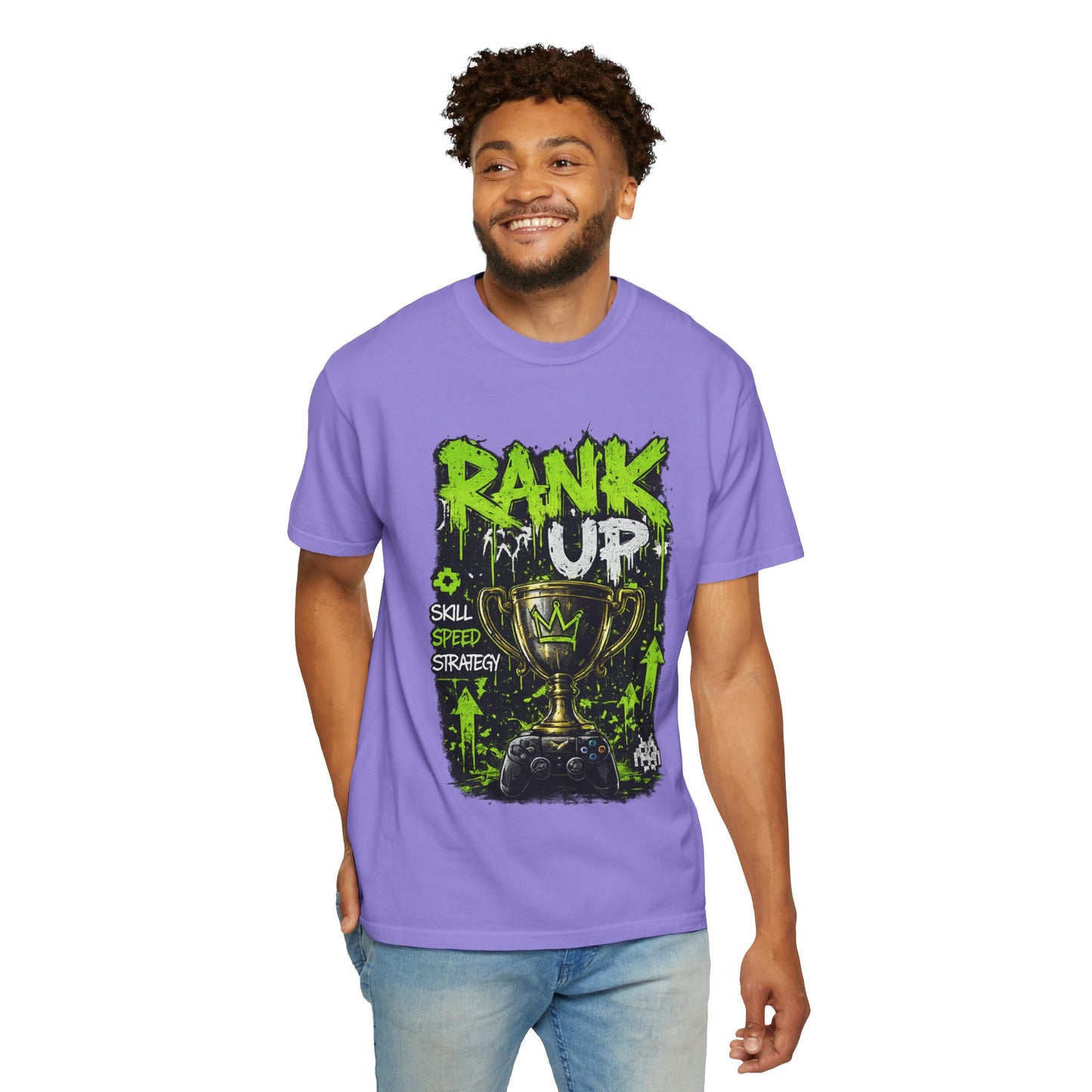 Rank Up Trophy Gaming T-Shirt