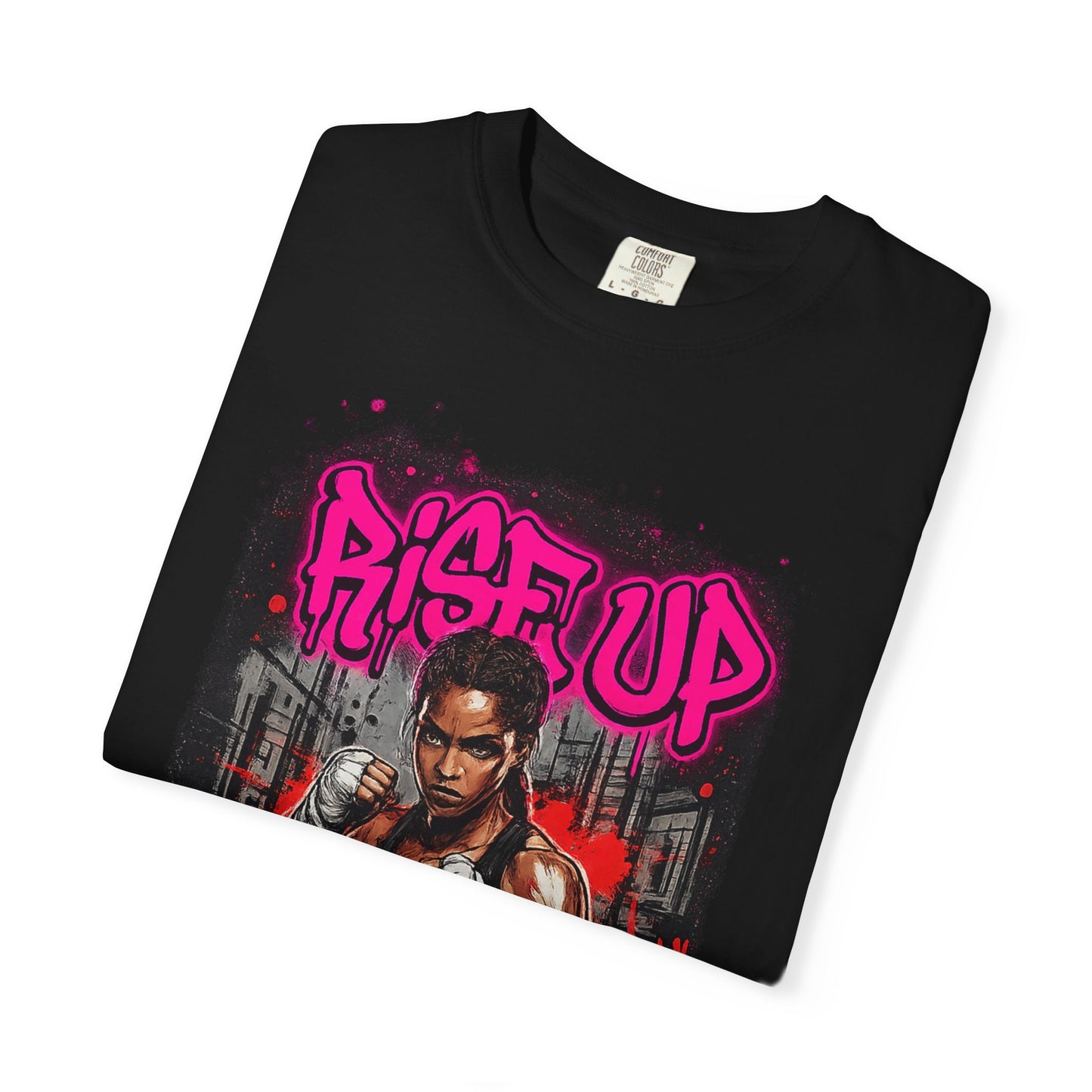 Rise Up UFC Graphic T-Shirt — 'Rise Up / No Fear' Motivational Streetwear