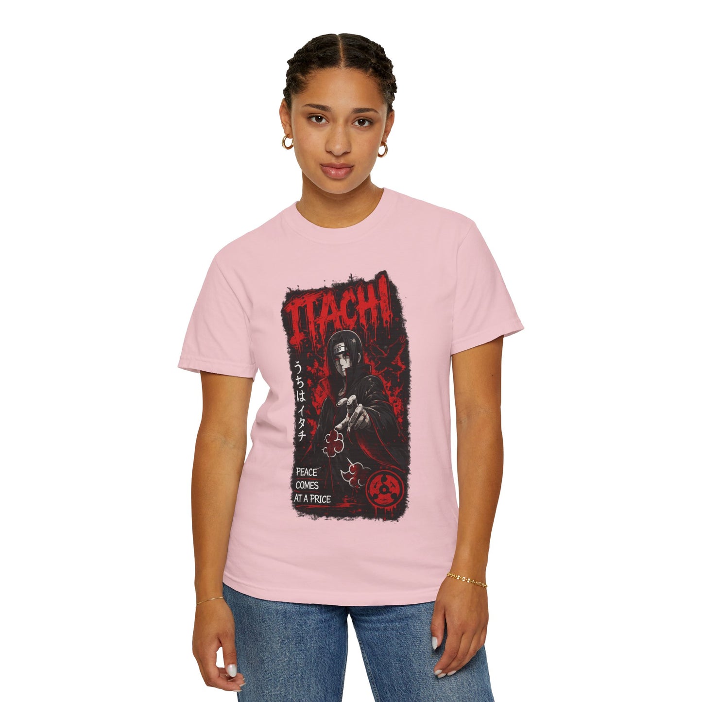 Itachi Graphic T-Shirt — Anime Villain Illustration "Peace Comes at a Price"
