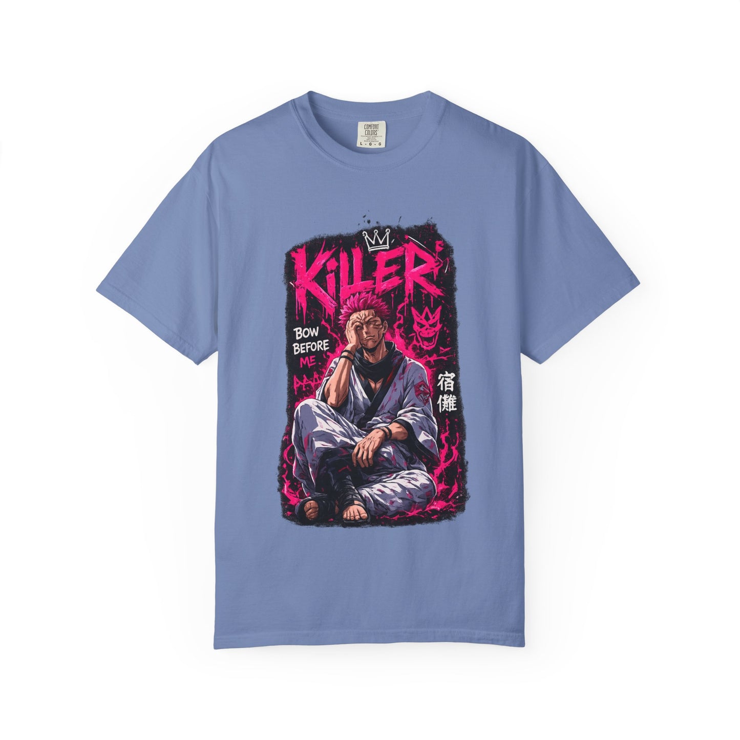 Killer Streetwear T-Shirt — 'Bow Before Me' Anime Graphic Tee