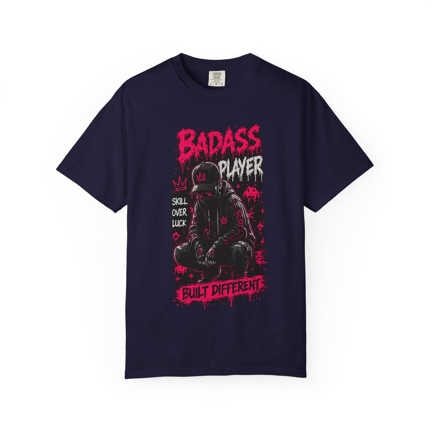 Badass Player Graphic T-Shirt — “Built Different” Gaming Tee