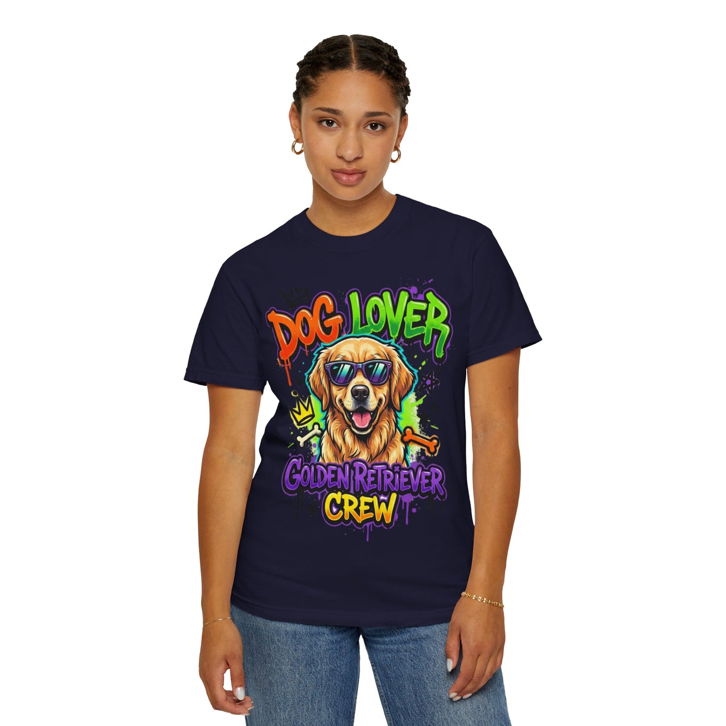 Dog Lover Golden Retriever Crew T-Shirt