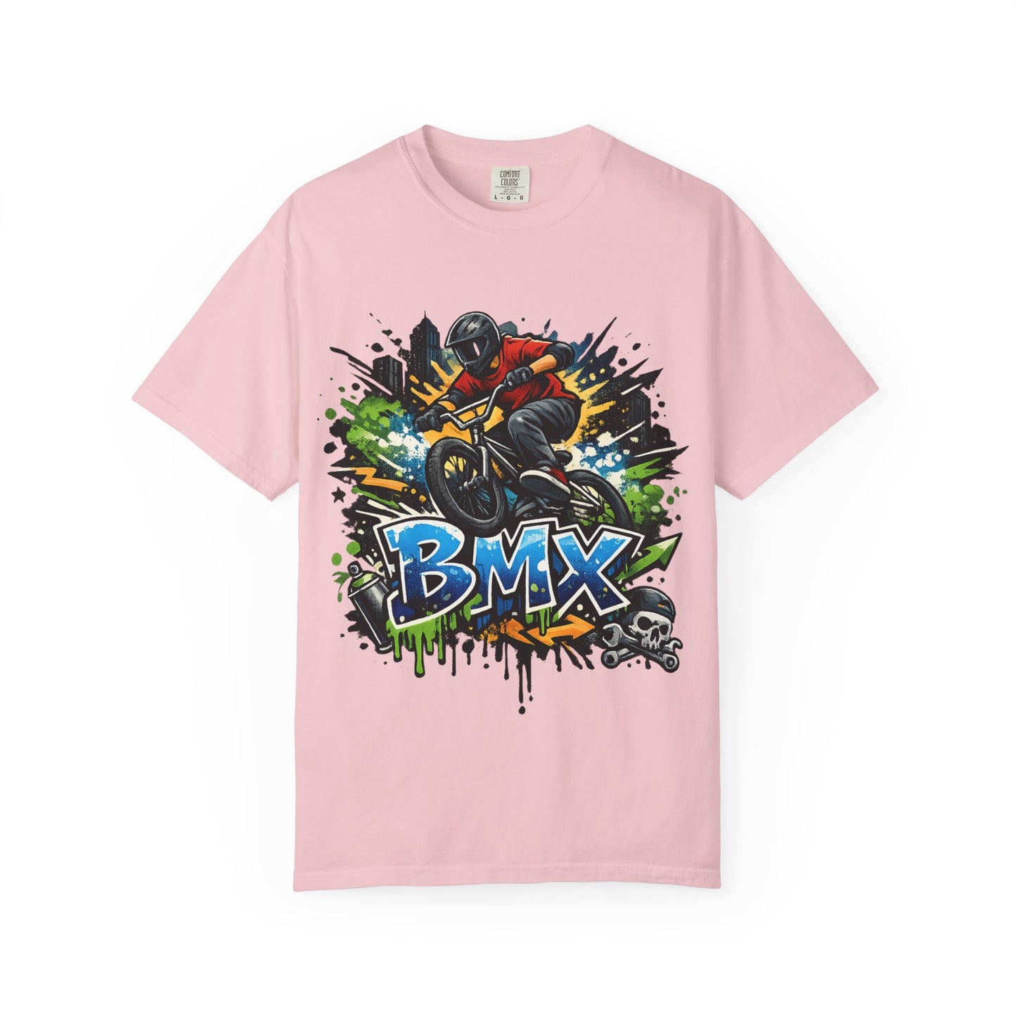 BMX Graffiti Rider T-Shirt — Extreme BMX Bike Tee