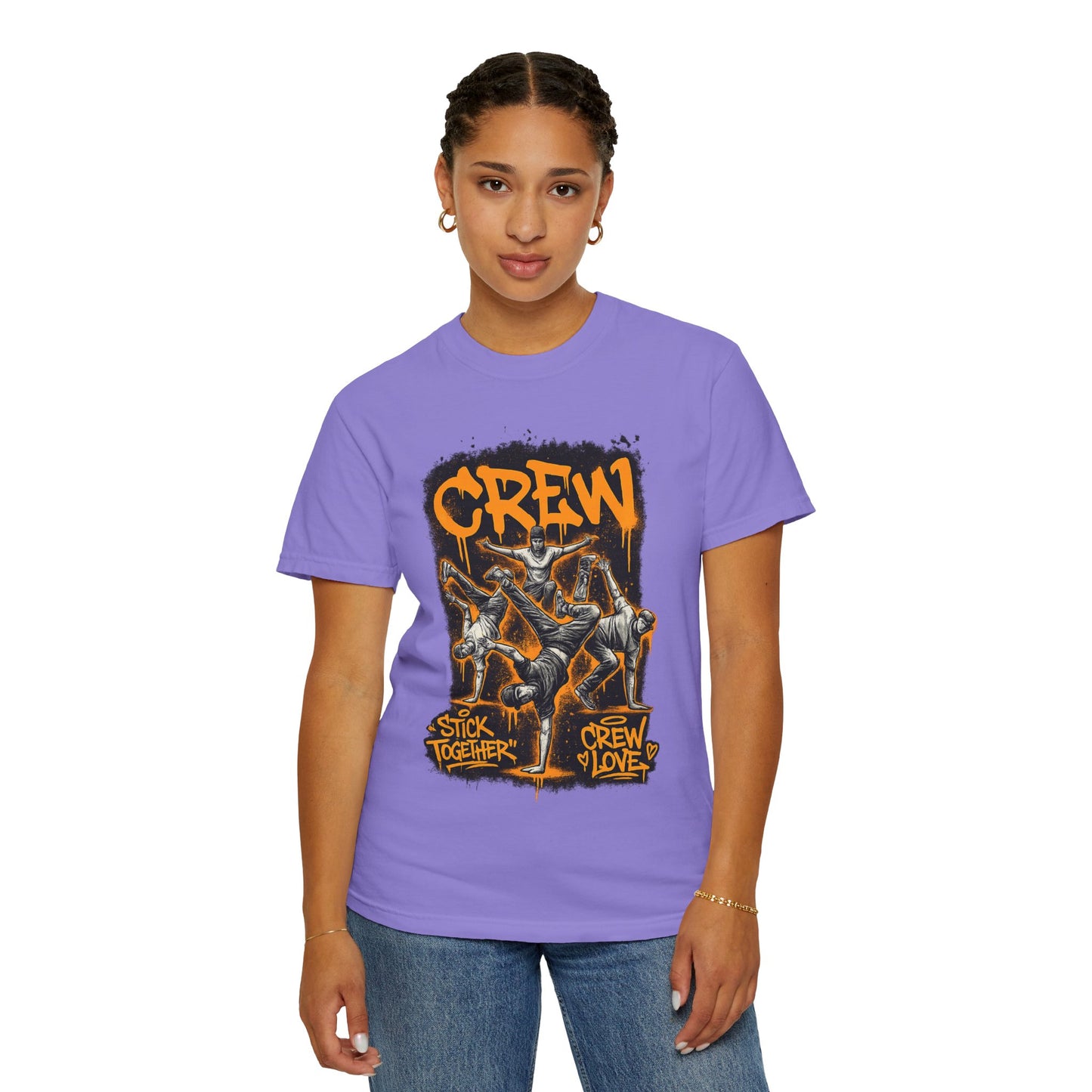 Crew Stick Together Graphic Tee — Skate Crew Vintage-Style Shirt