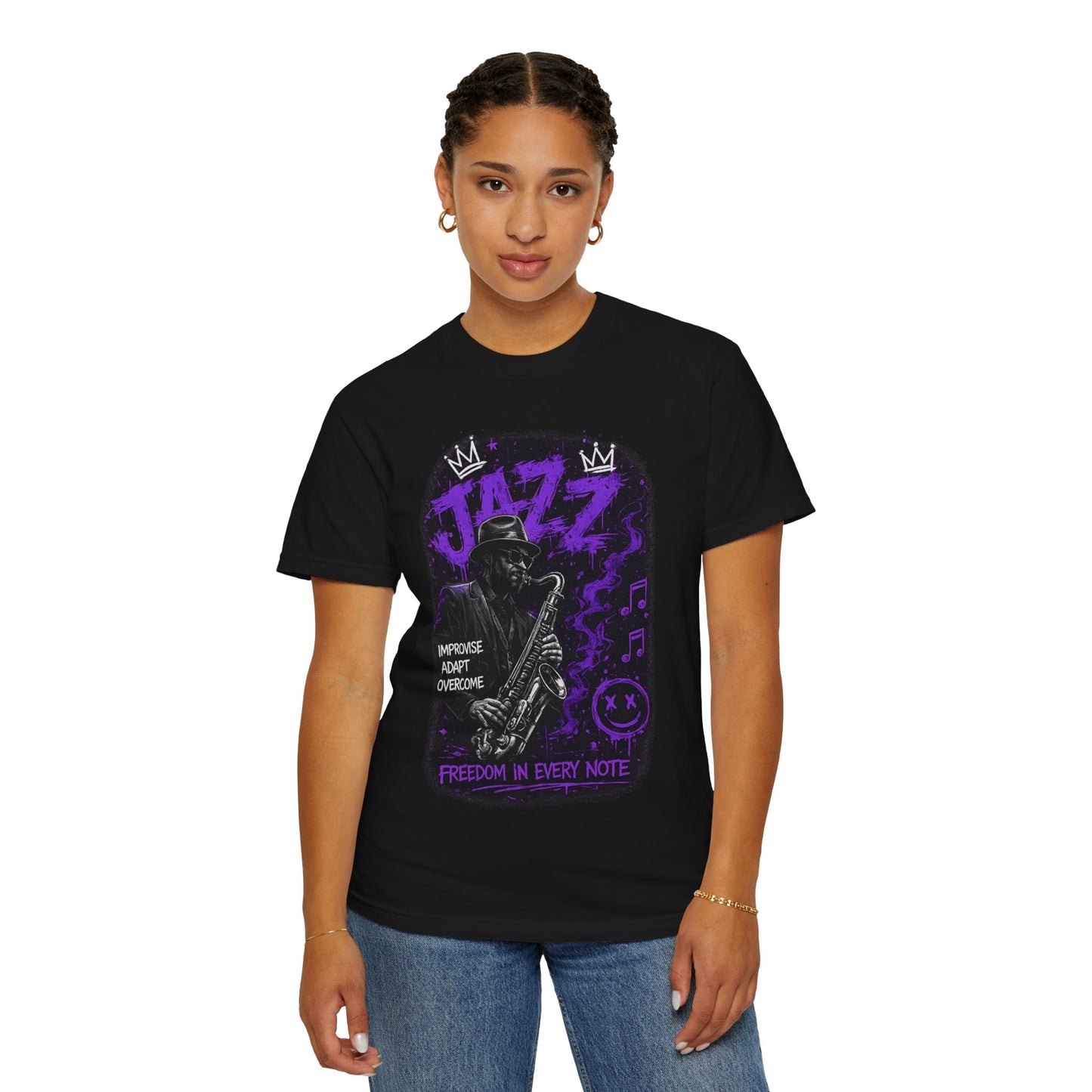 Jazz Saxophone T-Shirt — "Freedom in Every Note" Music Graphic Tee