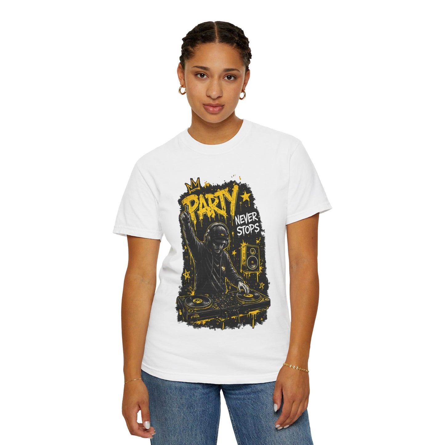 Party Never Stops DJ T-Shirt