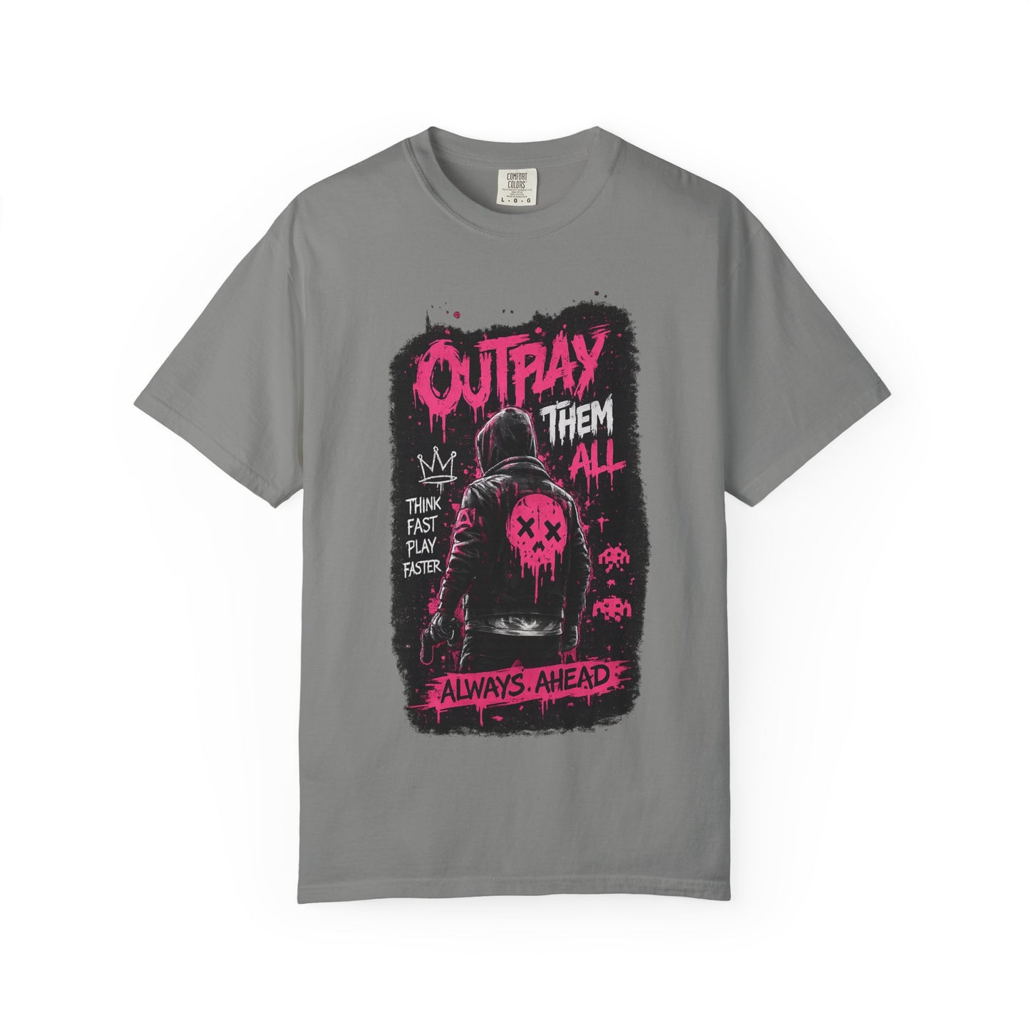 Outplay Them All Graphic T-Shirt — 'Always Ahead' Streetwear Tee