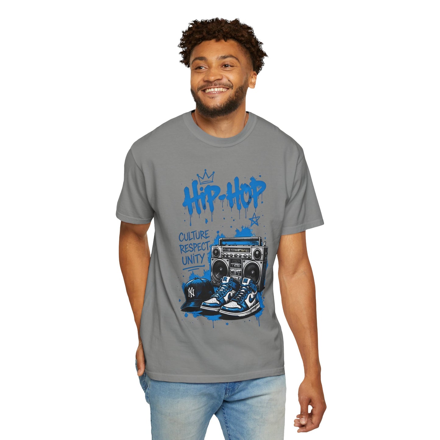 Hip-Hop Culture T-Shirt — "Hip-Hop: Culture Respect Unity" Graphic Tee