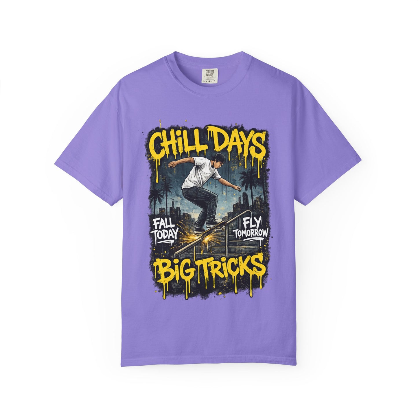 Chill Days Big Tricks Skateboard T‑Shirt
