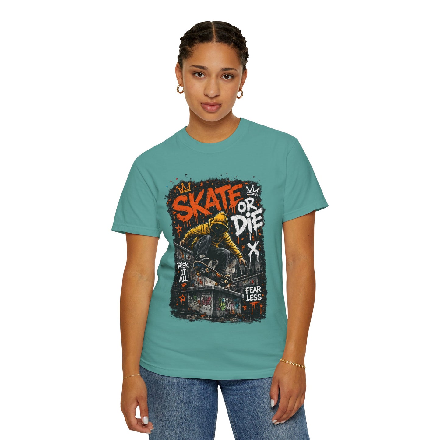 Skate or Die T-Shirt — Fearless Street Skateboard Graphic Tee