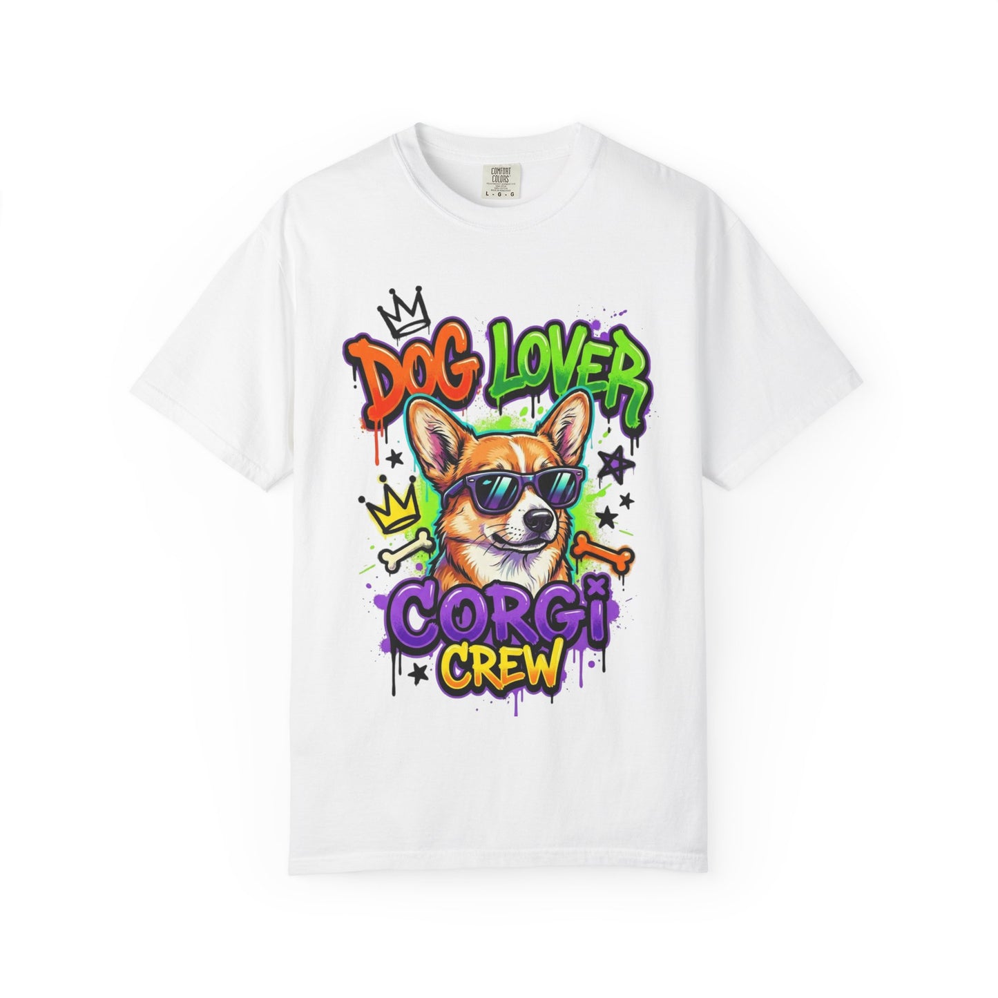 Corgi Crew Dog Lover T-Shirt – Cute Cartoon Corgi Graphic Tee