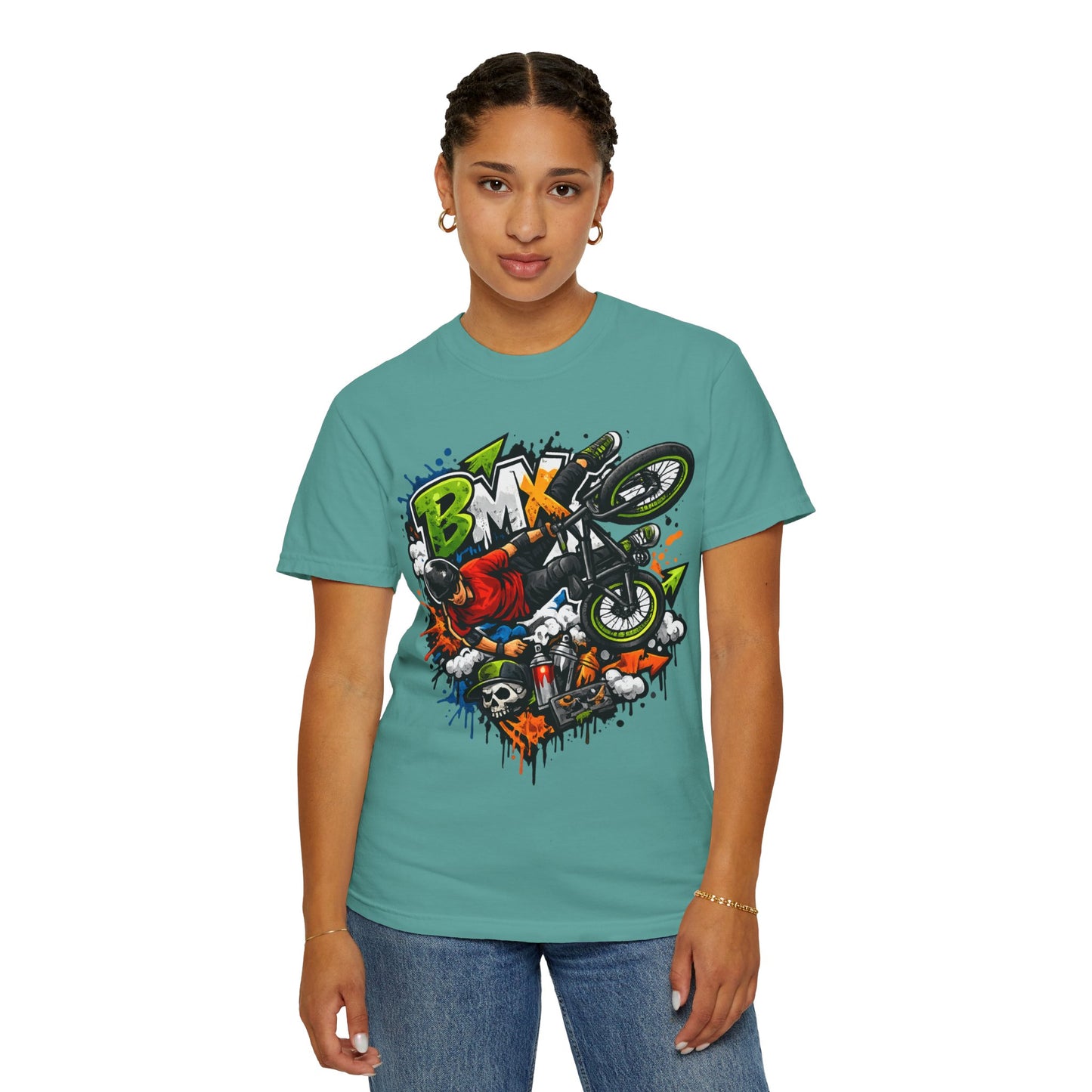 BMX Stunt Rider Graphic T-Shirt