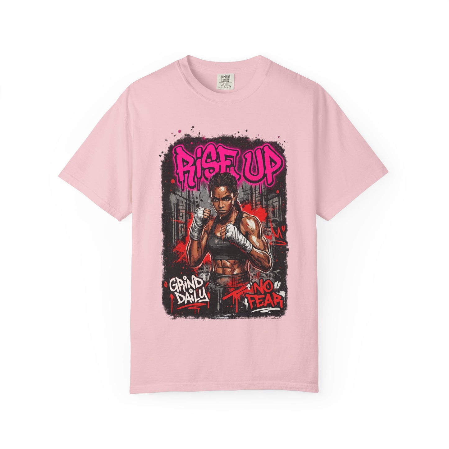 Rise Up UFC Graphic T-Shirt — 'Rise Up / No Fear' Motivational Streetwear