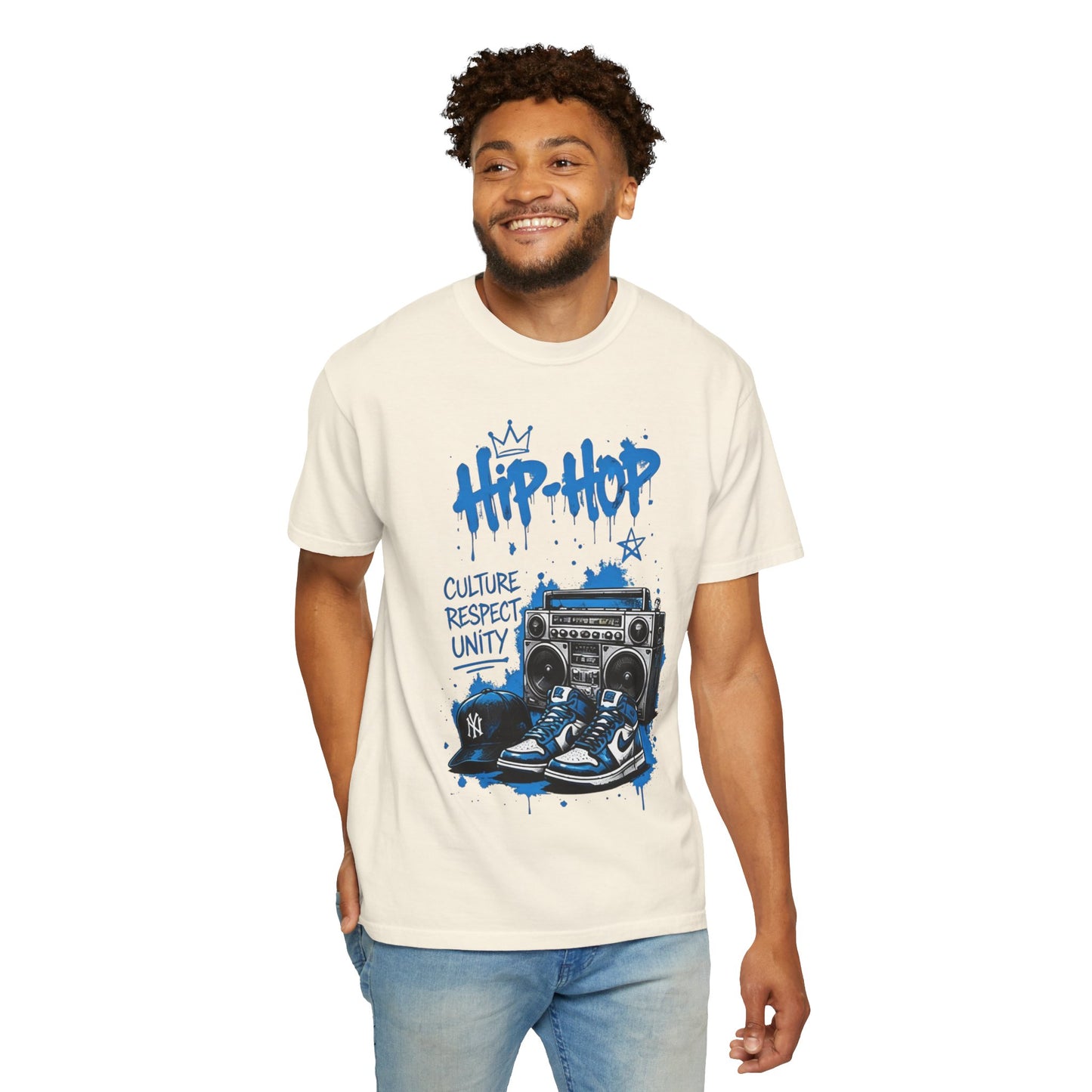 Hip-Hop Culture T-Shirt — "Hip-Hop: Culture Respect Unity" Graphic Tee