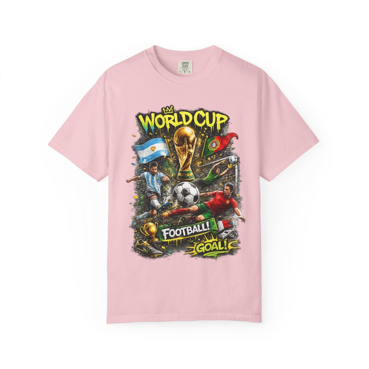 World Cup Soccer Players T-Shirt | Football Goal Graphic Tee