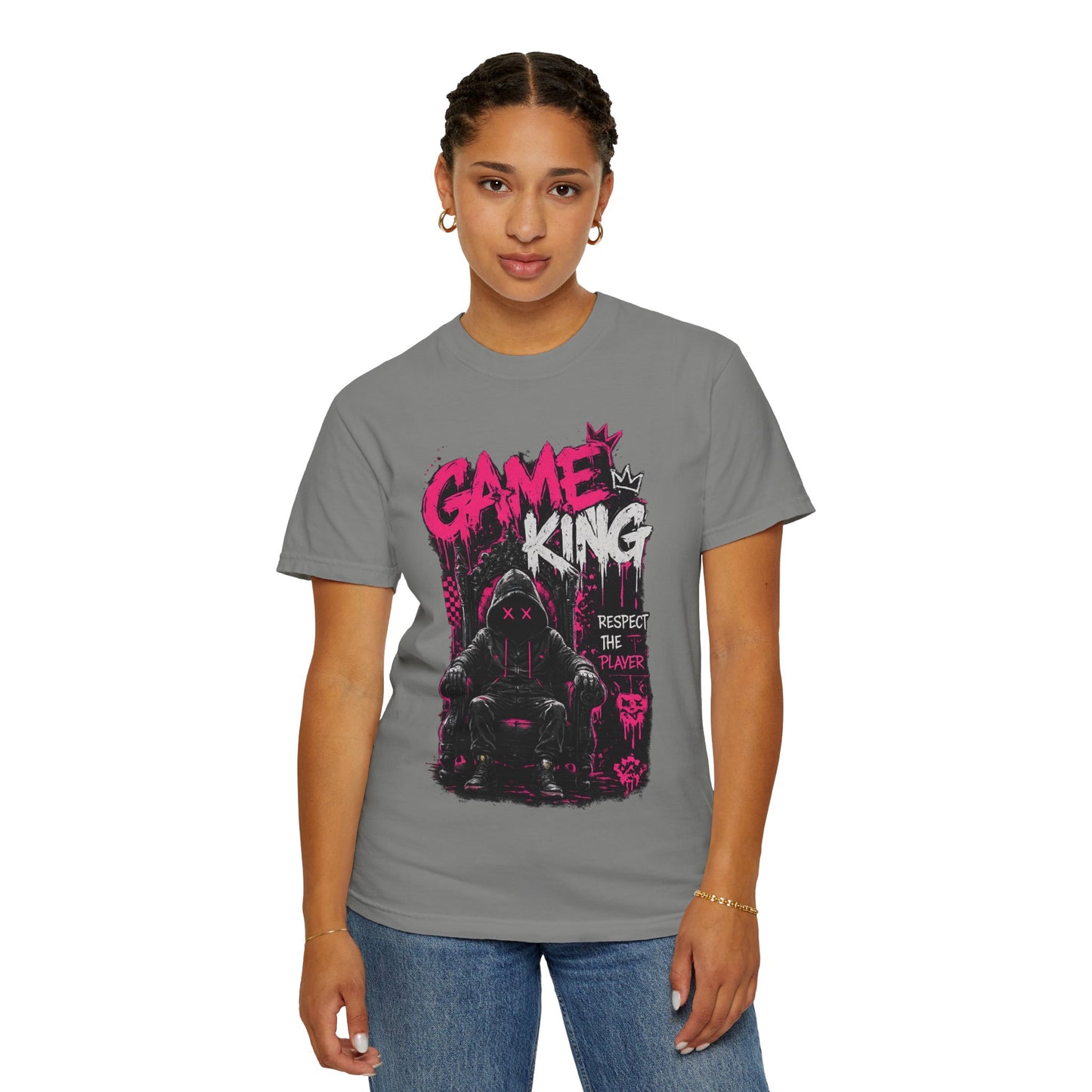 Game King Graphic T-Shirt — 'Respect The Player' Gamer Streetwear