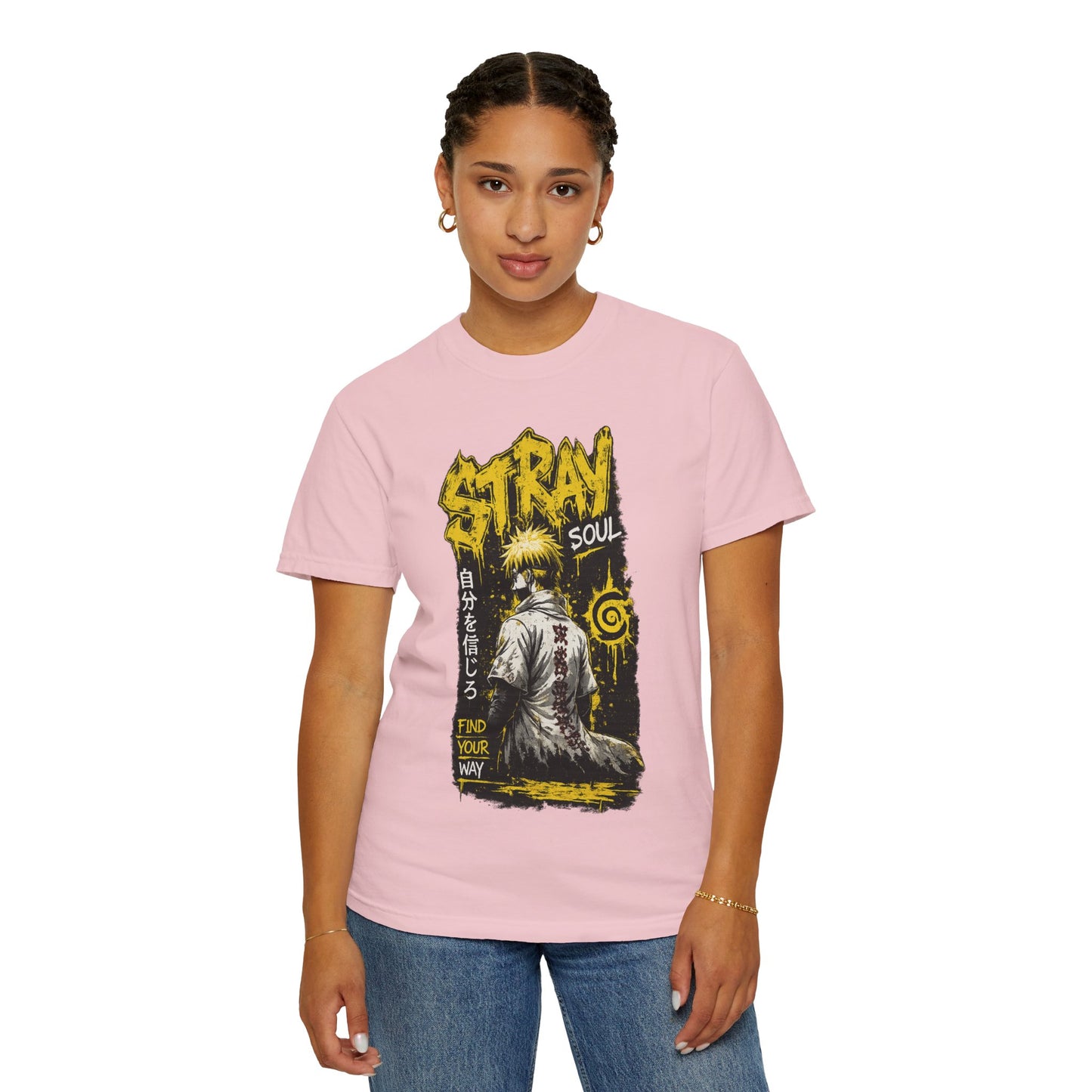 Stray Soul Graphic T-Shirt — Find Your Way Anime Streetwear