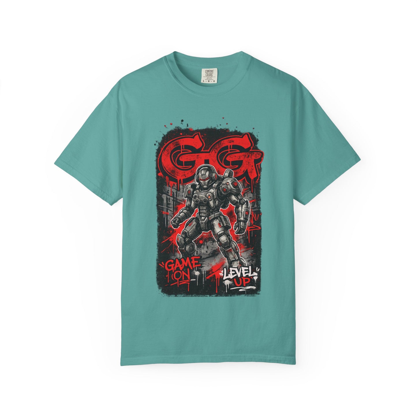GG Game On Level Up Tee — Gamer Graphic T-Shirt