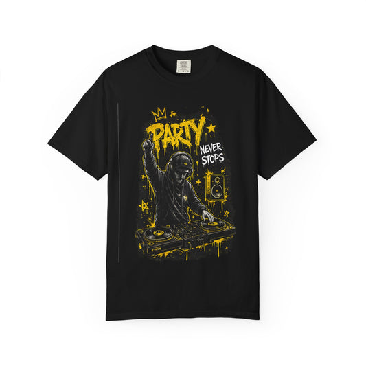 Party Never Stops DJ T-Shirt